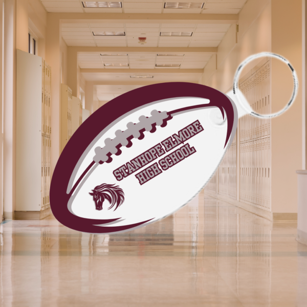 Football Shape Keychain - Image 3