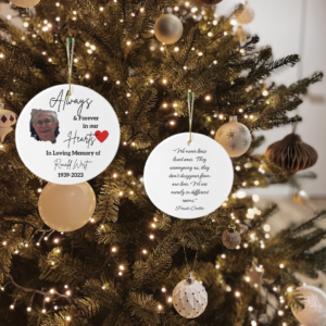 Double Sided Sublimation Ornament