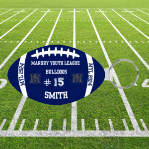 Football Shape Keychain