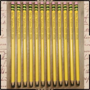 Laser Engraved Pencils